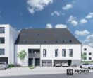 Neubauwohnung im Herzen von Deggendorf - !KfW 40NH! - Außenansicht mit Stellplätze und Eingang.JPG